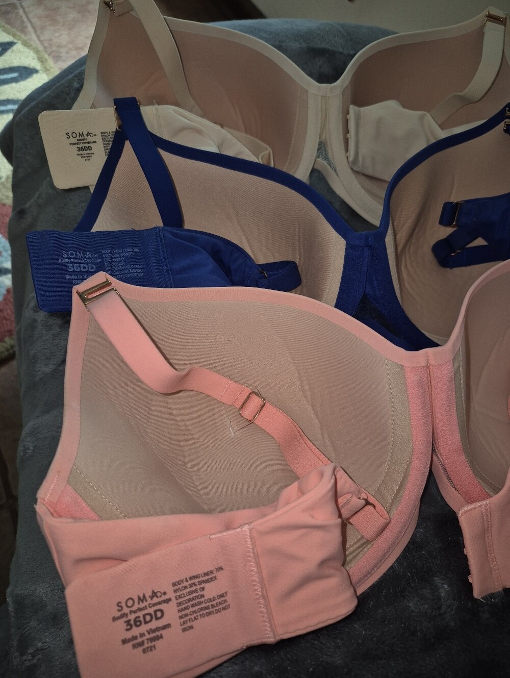 Three (3) Soma T-shirt Bras - Picture 3 of 3